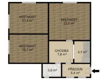 Prodej rodinného domu, Olešná, 215 m2