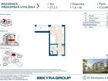 Prodej bytu 1+kk, Praha - Jinonice, Radlická, 29 m2