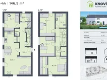 Prodej domu na klíč, Knovíz, Na Hrudném, 146 m2