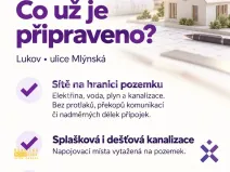 Prodej pozemku pro bydlení, Lukov, Mlýnská, 864 m2