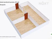 Pronájem výrobních prostor, Šumperk, Uničovská, 84 m2