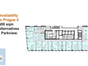 Pronájem kanceláře, Praha - Nusle, Pujmanové, 3246 m2