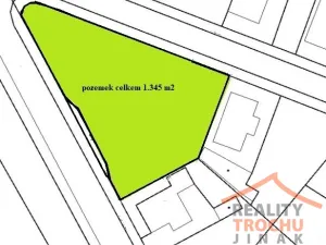 Prodej pozemku pro bydlení, 1345 m2