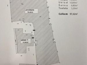 Pronájem obchodního prostoru, Teplice, Masarykova třída, 97 m2