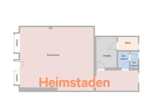 Pronájem obchodního prostoru, Karviná - Nové Město, nám. Budovatelů, 79 m2