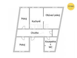 Pronájem bytu 3+kk, Skuteč, Boženy Němcové, 72 m2