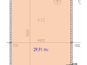 Pronájem kanceláře, Zlín, Kvítková, 29 m2