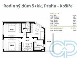 Prodej rodinného domu, Praha - Košíře, Hillebrantova, 137 m2