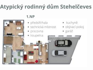 Prodej rodinného domu, Stehelčeves, V. Moravce, 353 m2