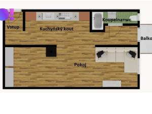 Prodej bytu 1+kk, Ostrava, Mlýnská, 28 m2