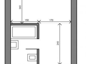 Pronájem bytu 1+kk, Praha - Vysočany, Freyova, 23 m2