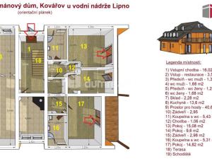 Prodej rodinného domu, Frymburk - Kovářov, 366 m2