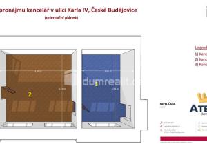 Pronájem kanceláře, České Budějovice - České Budějovice 1, Karla IV., 24 m2