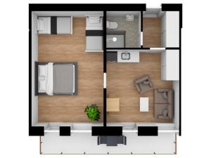 Prodej bytu 2+kk, Křišťanov - Arnoštov, 44 m2