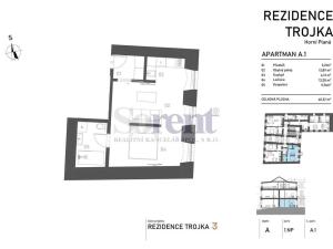 Prodej bytu 2+kk, Horní Planá, Náměstí, 56 m2