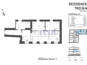 Prodej bytu 3+kk, Horní Planá, Náměstí, 94 m2