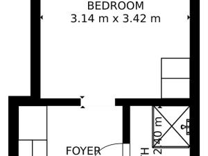 Pronájem bytu 1+kk, Brno - Přízřenice, Vídeňská, 21 m2