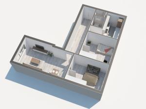 Prodej bytu 3+1, Ktiš, 70 m2