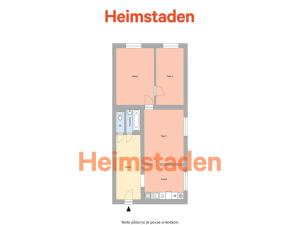 Pronájem bytu 3+kk, Ostrava - Poruba, Gustava Klimenta, 60 m2