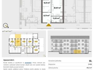 Prodej bytu 2+kk, Rostěnice-Zvonovice - Rostěnice, 52 m2
