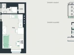 Prodej bytu 1+kk, Praha - Nusle, Družstevní ochoz, 20 m2