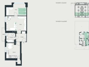 Prodej bytu 2+kk, Praha - Nusle, Družstevní ochoz, 61 m2