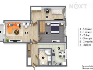 Prodej bytu 3+1, Žatec, Podměstí, 66 m2