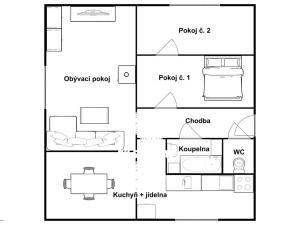 Prodej bytu 3+1, Horní Stropnice - Rychnov u Nových Hradů, 83 m2