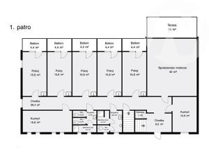 Prodej ubytování, Frymburk, 465 m2