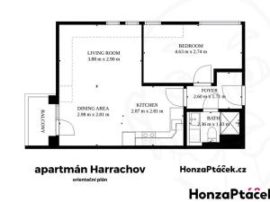 Prodej bytu 2+kk, Harrachov, 52 m2