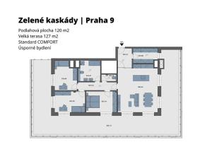 Prodej bytu 4+kk, Praha - Hostavice, Českobrodská, 120 m2