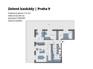 Prodej bytu 4+kk, Praha - Hostavice, Českobrodská, 115 m2