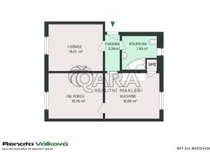 Prodej bytu 2+1, Bučovice, Vinohradská, 56 m2