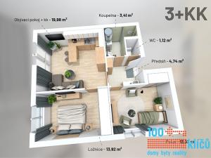 Prodej bytu 3+kk, Chýně, Příhodova, 60 m2