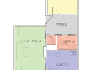 Pronájem bytu 2+1, Hranice, Pod Nemocnicí, 55 m2