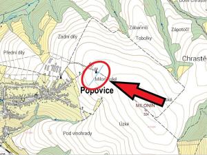 Prodej podílu pole, Popovice, 527 m2