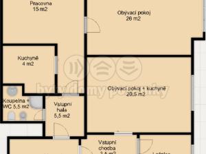 Prodej bytu 4+kk, Praha - Smíchov, Svornosti, 98 m2