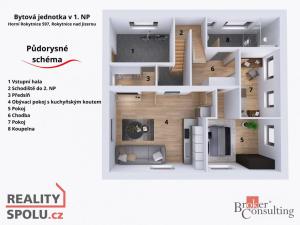 Prodej bytu 3+kk, Rokytnice nad Jizerou - Horní Rokytnice, 64 m2