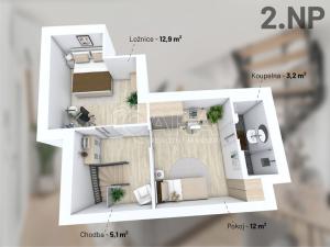 Pronájem bytu 5+kk, Praha - Jinonice, Na Vidouli, 127 m2