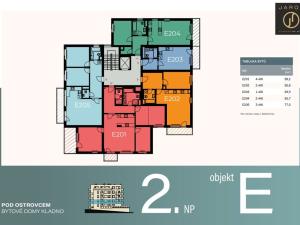 Prodej bytu 3+kk, Kladno, Lesík, 77 m2