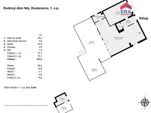 Prodej vícegeneračního domu, Doubravice, 147 m2