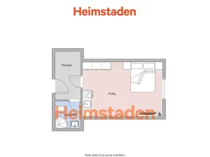 Pronájem bytu 1+kk, Havířov - Město, Hlavní třída, 21 m2