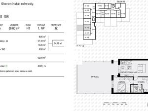 Prodej bytu 2+kk, Olomouc, Loudova, 57 m2