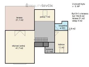 Prodej bytu 5+1, České Budějovice - České Budějovice 7, Komenského, 156 m2