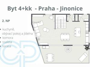 Prodej bytu 4+kk, Praha - Jinonice, Na pomezí, 156 m2