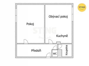 Pronájem bytu 2+kk, Příbor, U Tatry, 51 m2