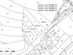 Prodej pozemku pro bydlení, Bílá Lhota - Řimice, 1655 m2
