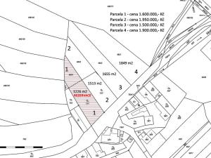 Prodej pozemku pro bydlení, Bílá Lhota - Řimice, 1655 m2