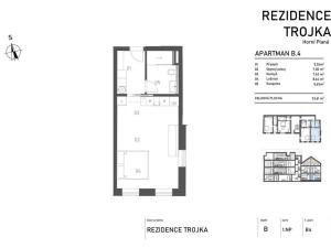Prodej atypického bytu, Horní Planá, Náměstí, 34 m2