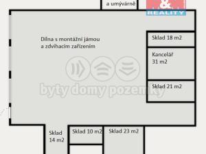 Pronájem skladu, Chotěboř, Sokolohradská, 705 m2